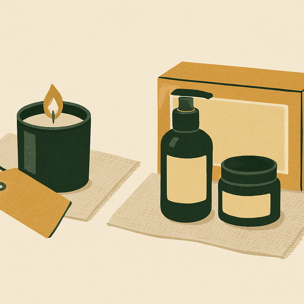 Handmade seller using inventory software to track product costs and Etsy profit margins