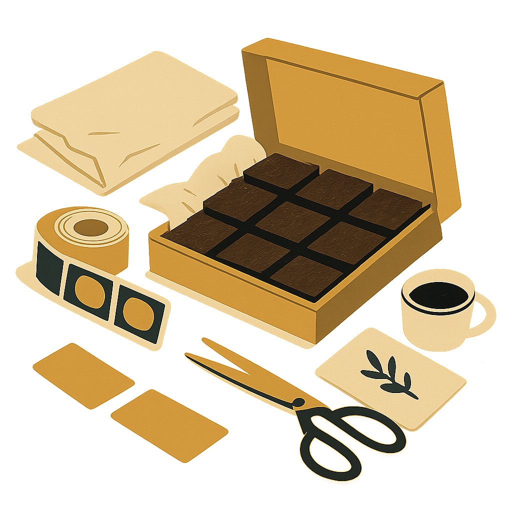 multi-level bill of materials structure showing sub-recipe components for baked goods