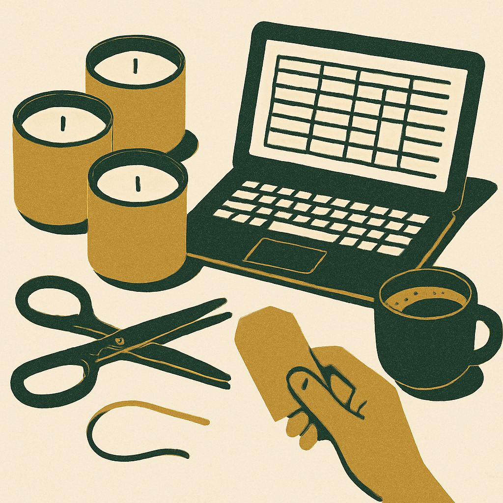 Stop underpricing. Learn how to calculate the true cost of your handmade products, materials, labor, failed batches, fees, and more, so you know your real floor cost.